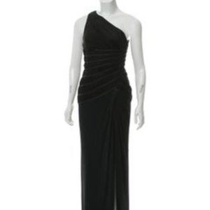 VERSACE Silk-Blend Maxi Dress Size: US2, IT38